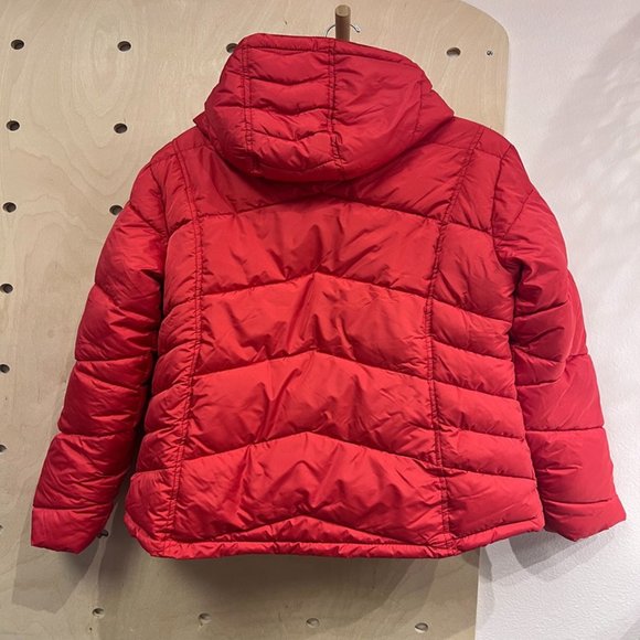 Zyia Active Sierra Red Aspen Removable Hood Full Zipper  Puffer Jacket Size L - Picture 4 of 13